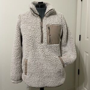 Abercrombie & Fitch, Soft A&F Collection, Tan and Cream, Large